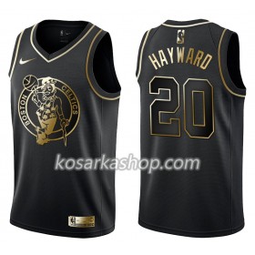 Dres Boston Celtics Gordon Hayward 20 Nike Crna Golden Edition Swingman